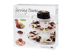 3-Tier Serving Tower - Clear