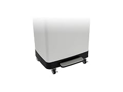 PrecisionAuto 60L / 16 Gal Stainless Steel Trash Can White