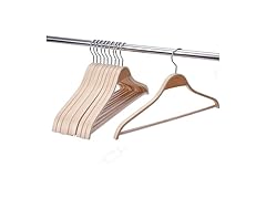 Sukkiri Homu Sleek Wooden Hangers 