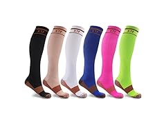 Extreme Fit Copper-Infused Socks 6-Pairs