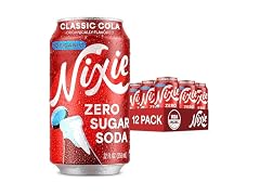 12PK Nixie Organic Zero Sugar Soda, Classic Cola