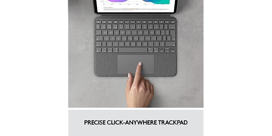 Clavier Étui Logitech Combo Touch Pour IPad Pro 11" - Rétroéclairé, Trackpad - Français AZERTY