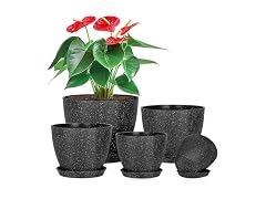 lokeisna 5 Pcs Modern Plant pots