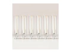 12" Glass Hurricane Candle Holders