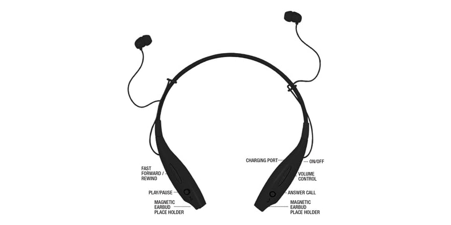 Acellories Bluetooth Necklace Headset