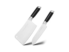 2 Pieces Meat Cleaver Set