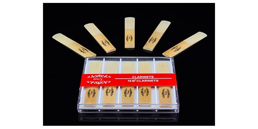 (10 Count) Glory Reeds Clarinet Reed Size #2