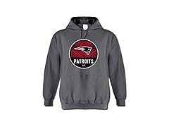 Zubaz Men's Pats Grey Hoodie (L) 