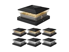Flyingod Daul Solar Post Light 6Pk