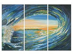 Blue Grotto Triptych Wall Art