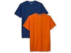 Amazon Essentials 2-Pack Breathable T-Shirt (XS)