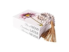 DuoDeco Floral Print Decorative Books