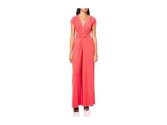 Vince Camuto Women (L) Flutter Sleeve V-neck Dress