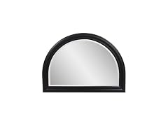 Howard Elliott Collection George Mirror, Black Lacquer Finish