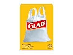 Glad Tall Kitchen Trash Bags 13Gal