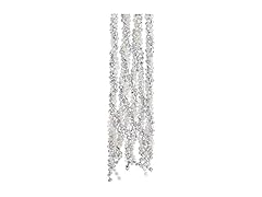Silver/ White Iridescent Twisted Garland