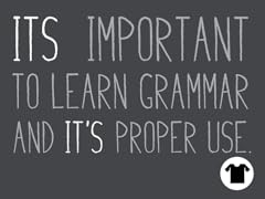 Proper Grammar Usage