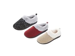 Floopi Womens Ivy Patterned Clog Slipper