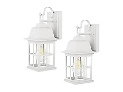 TOBUSA B0BL3GFS9C Outdoor Wall Lantern White 2-Pack