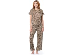 Fruit of the Loom Women's (M) Women's Drop S Zebra