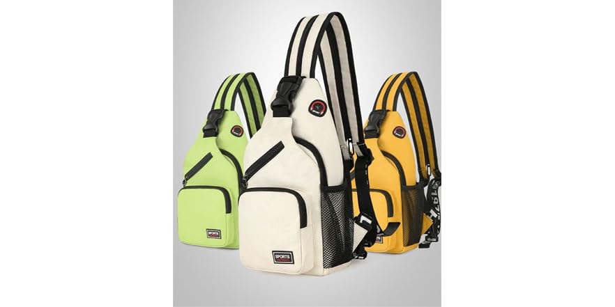 3P Color Pop Shoulder Strap Sling Bag