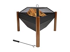 Sunnydaze 31" Steel Triangle Fire Pit