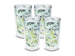 Tervis Yao Cheng Green Crystal  Insulated Tumbler Travel Cup  16oz 4pk, Lush Mimosa
