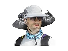 oliwex Solar Fan Hat with 2 Solar Fans