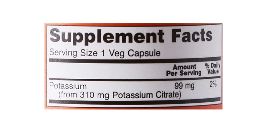 Deflamena Metasium NOW FOODS Potassium Citrate, 180 CT