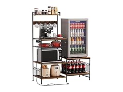 Mini Fridge Stand Coffee Bar Cabinet