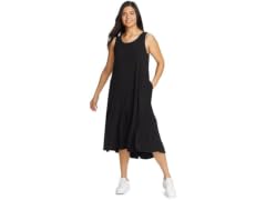 Eddie Bauer  (XL) Departure Midi Dress Black