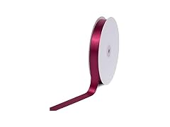 Creative Ideas PSF0708-275 Solid Satin Ribbon, Wine