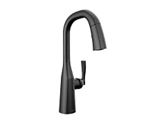 Delta Faucet Stryke Matte Black Bar Faucet w Sprayer