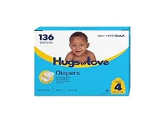 Dynarex Hugs-of-Love Diapers Size 4 136ct