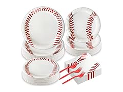 200PC Disposable Baseball Party Supplies