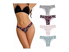 POSHAMIRA Women's Printed Bikini Panty