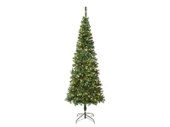 National Tree Company 7.5 ft. Pre-Lit Linden Spruce Slim Tree