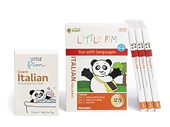 Little Pim Italian  Vol 1- 3 Pack DVD Set and Flashcards