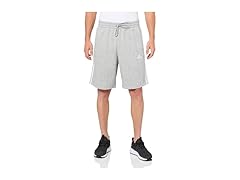 adidas Mens Fleece Shorts Grey (XXS)