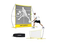 Yellow Pickleball Practice Rebounder Net
