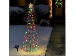 MERRYLITE Solar LED 4ft Christmas Tree