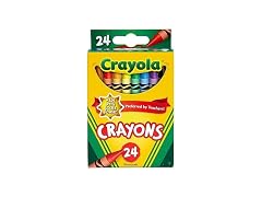 Crayola Crayons Assorted Colors, 24 Ct