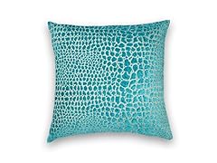 2pk Blue Textured Solid Decorative Cover