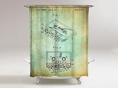 Cassette Tape Recorder Shower Curtain