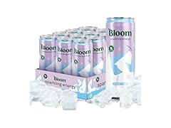 12PK Bloom Nutrition Sparkling Energy Drink - Glacier Crush
