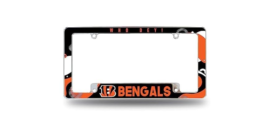 Cincinnati Bengals Chrome License Frame