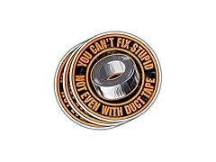 3pc Can't Fix Stupid Duct Tape Sticker