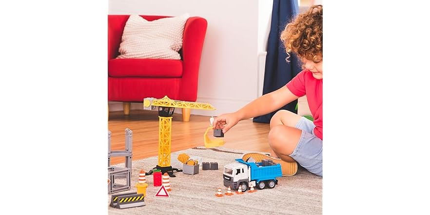 Driven by Battat, 62pc Construction Set