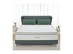 Novilla King 12 Inch Gel Memory Foam Hybrid Mattress