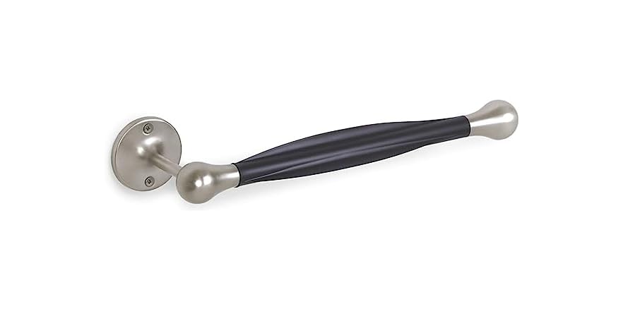 Umbra Tug Porte-Serviettes Moderne Debout – Distributeur de Papier essuie-Tout de Cuisine Facile à déchirer d'une Seule Main avec Base lestée pour Rouleaux d'essuie-Tout Standard, Noir métallique